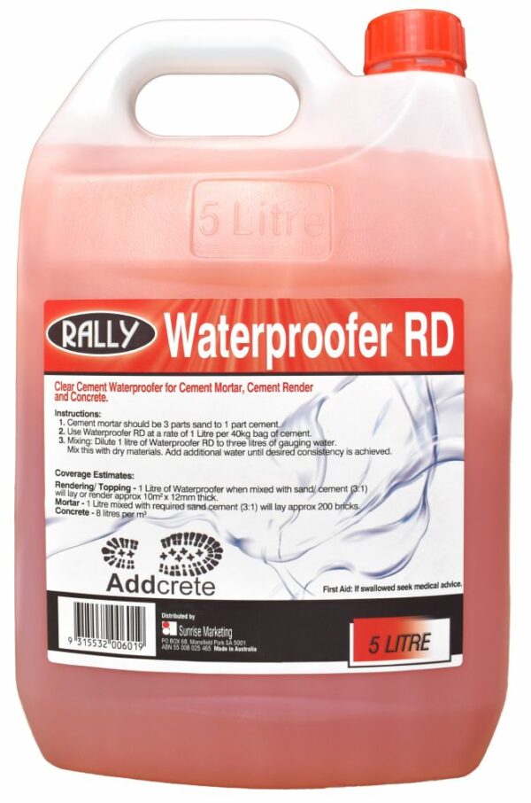 ADWPRD05 adcrete 5l waterproofer rd