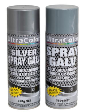 USGGY & USGSR UltraColor Spray Galv - 350g, Grey Silver