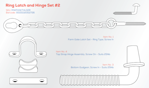 MWFGSETHL01R FARM GATE SET 1