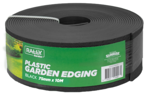 GSGEP07510BK Plastic Garden Edging - 75mm x 10M, Black